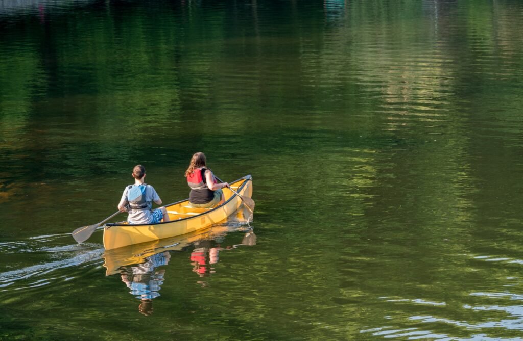 image of canoeing