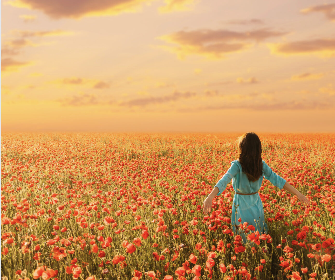 woman in field reclaim your vitality by going into nature
